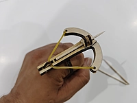 Finger Crossbow | Wooden Toothpick Shooter