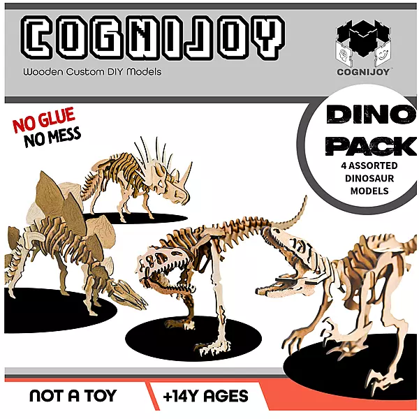 Wooden Custom DIY Model | Dino Pack