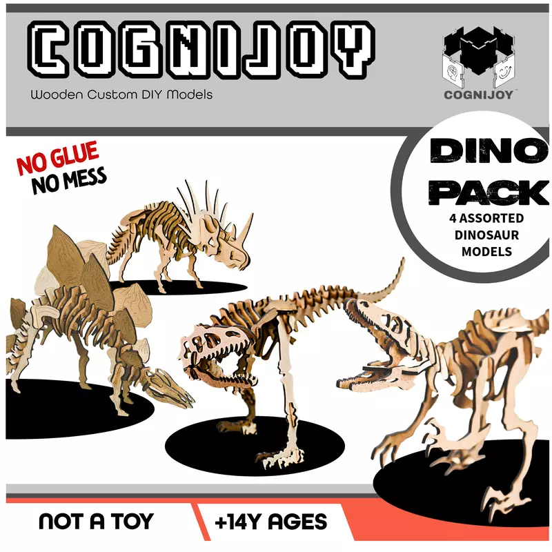 Wooden Custom DIY Model | Dino Pack