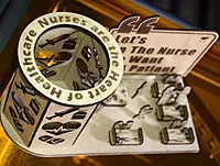 Nurses Inspirational Desk Organizer | Wooden Laser Cut 3D design